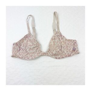 BUY 1 GET 1 FREE Victorias Secret unlined demi 34b light pink cheetah lingerie